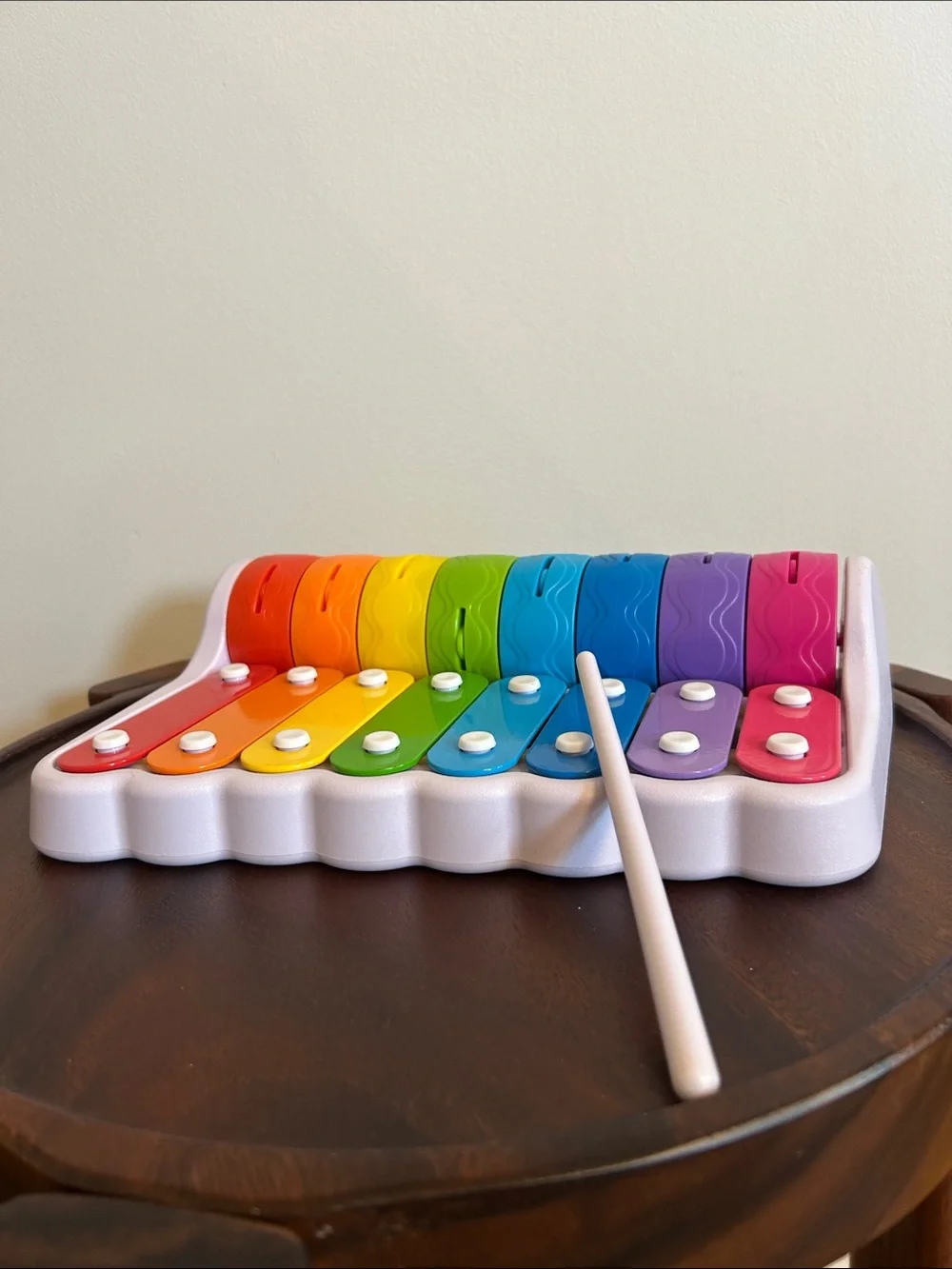 Colorful Rainbow Rock N Roller Xylophone Toy for Kids by Fat Brain Toys